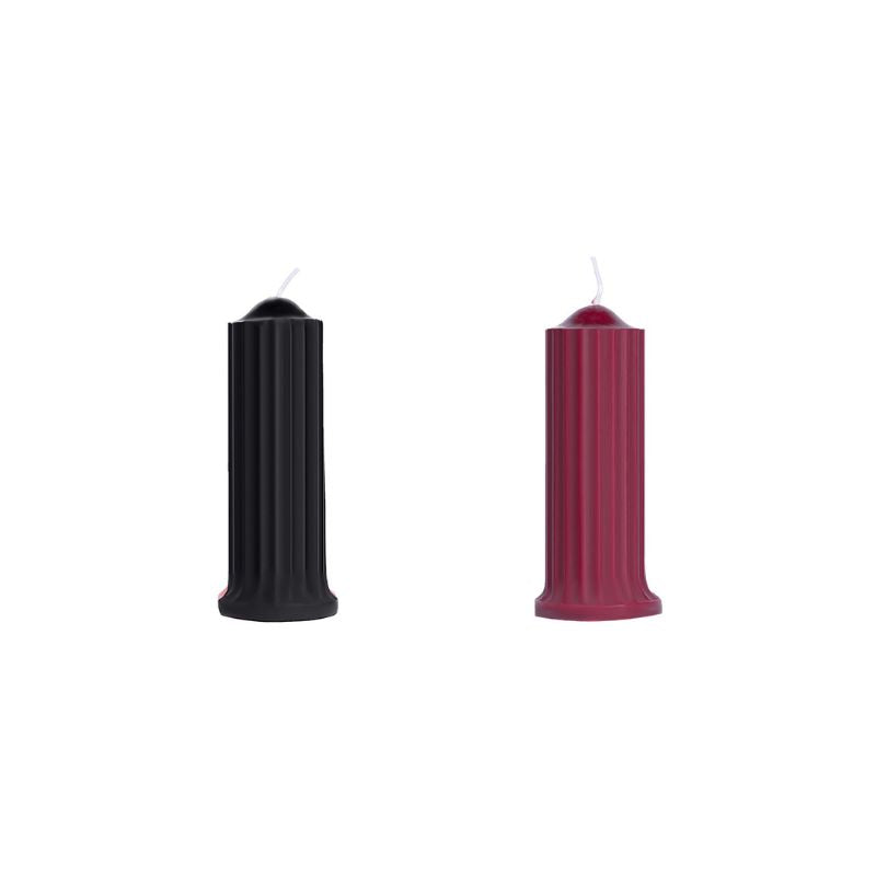 Striped Low Temperature Candle