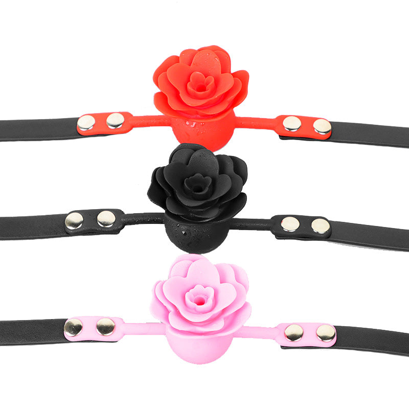 Silicone Rose Gag