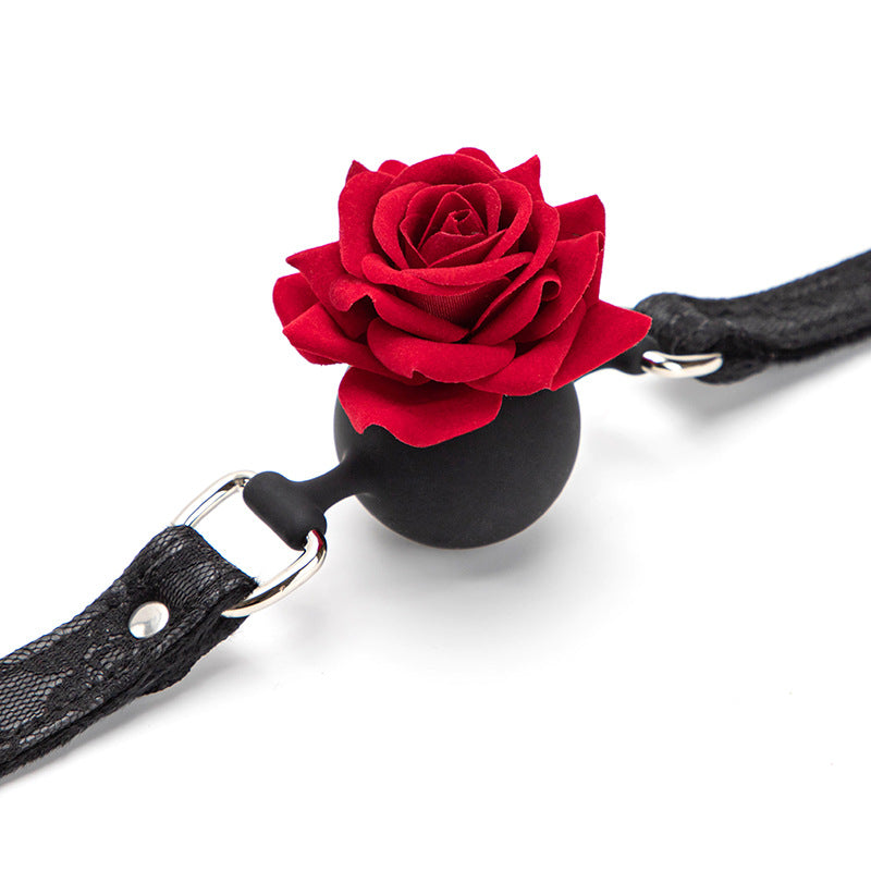 Lace Belt Rose Gag