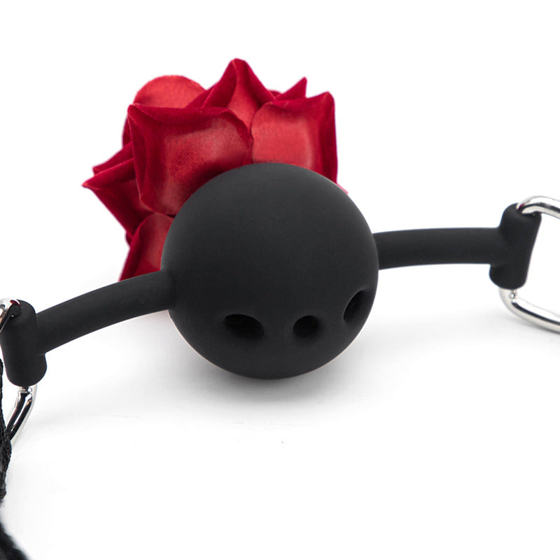 Lace Belt Rose Gag