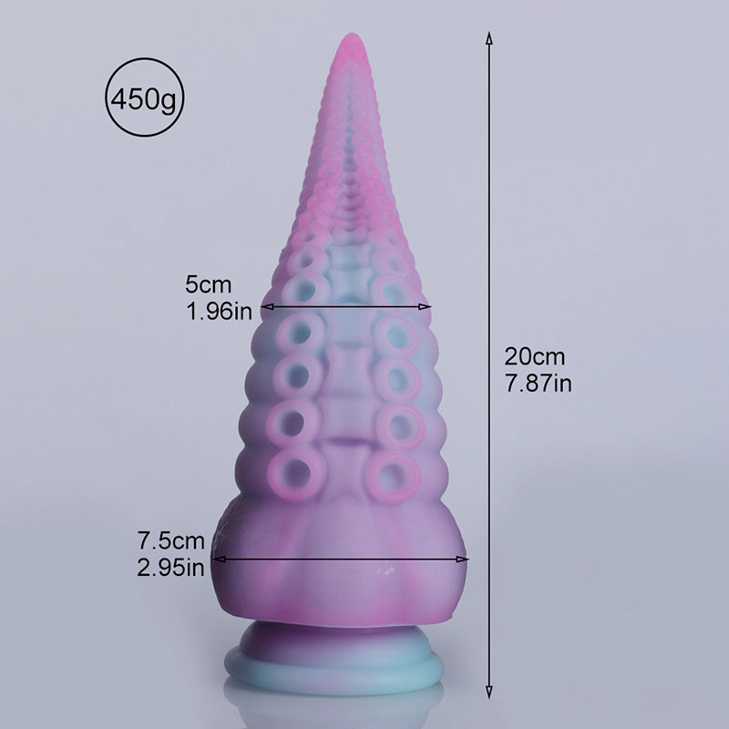 Expansor anal de silicona con diseño de tentáculo único