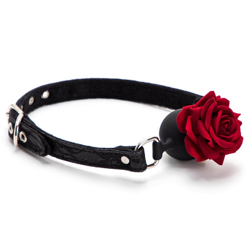 Lace Belt Rose Gag