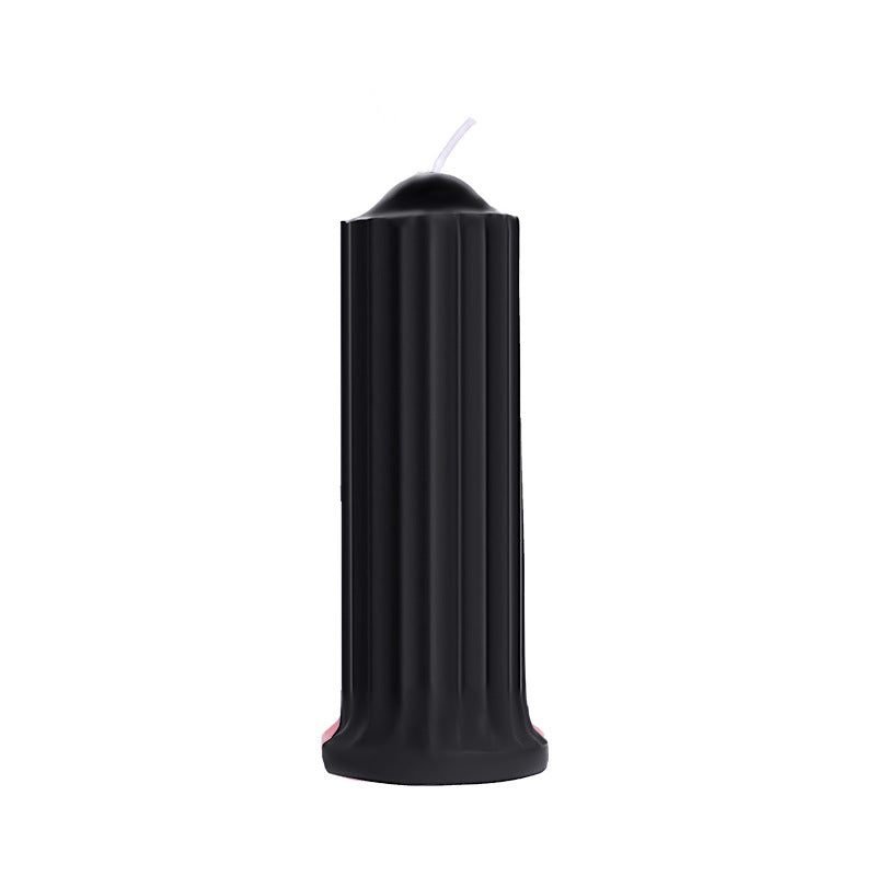 Striped Low Temperature Candle