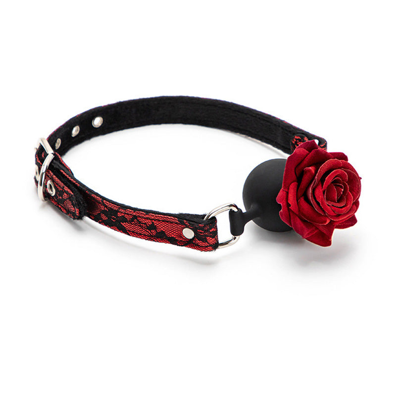 Lace Belt Rose Gag