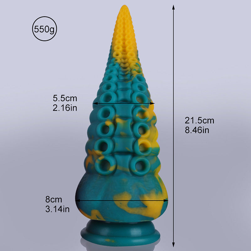 Expansor anal de silicona con diseño de tentáculo único