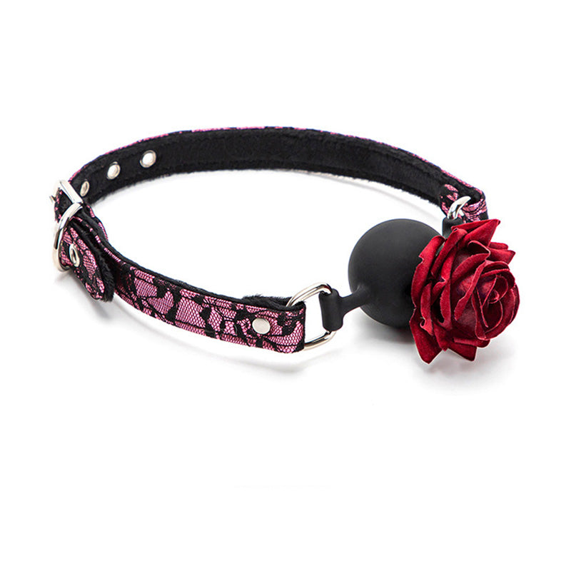 Lace Belt Rose Gag