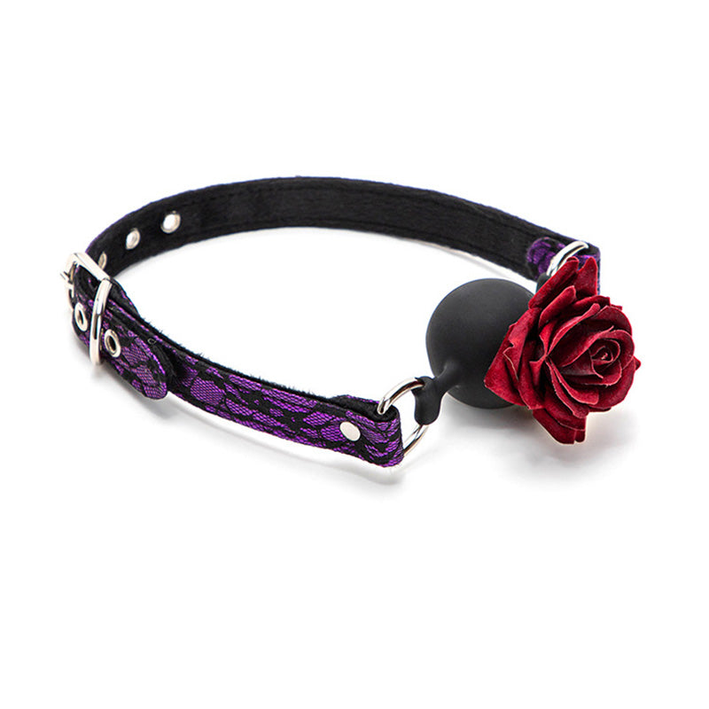 Lace Belt Rose Gag