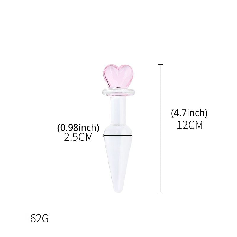 Glass Anal Plug Luvxic Glass Anal Plug Luvxic