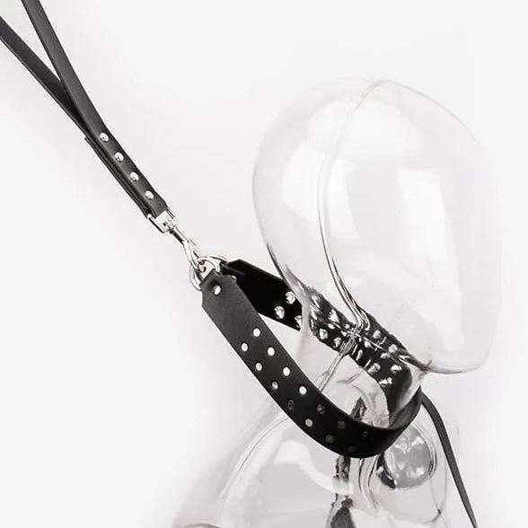Leather Rivet Collar
