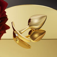 Plug Anal Diamante Dorado