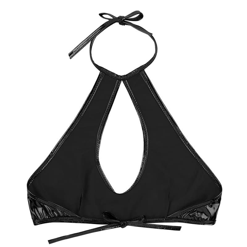 Top sexy con tirantes y cordones