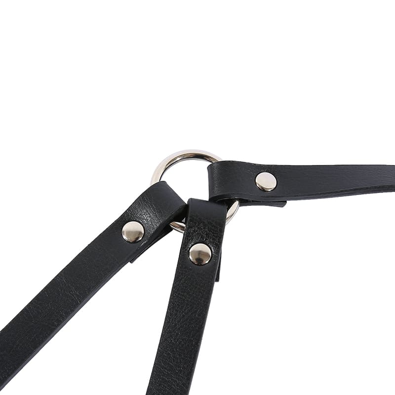 Sujetador Bondage de Pecho de Cuero