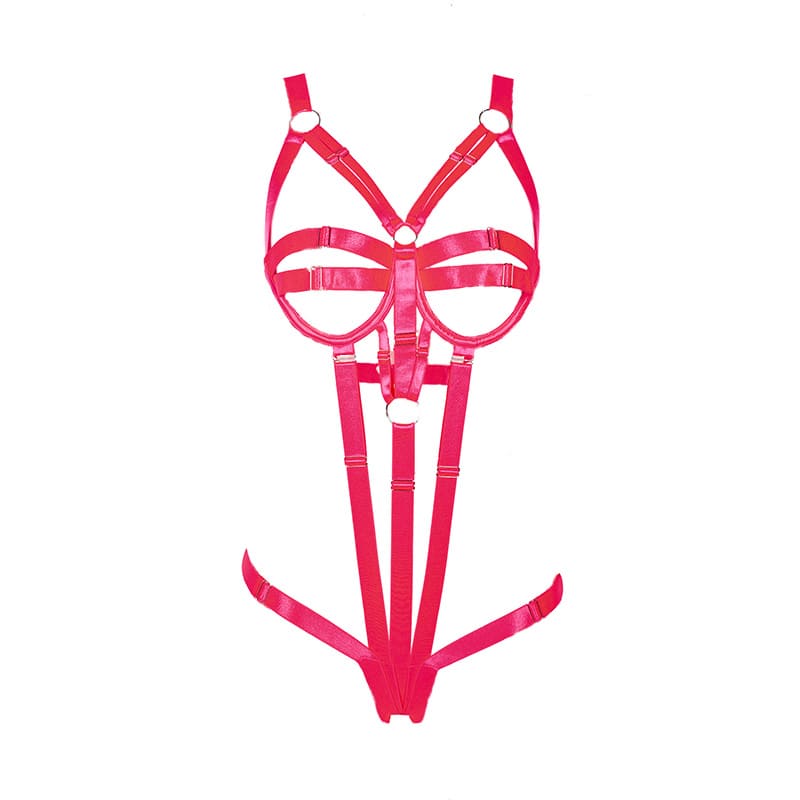 Body con arnés Bondage