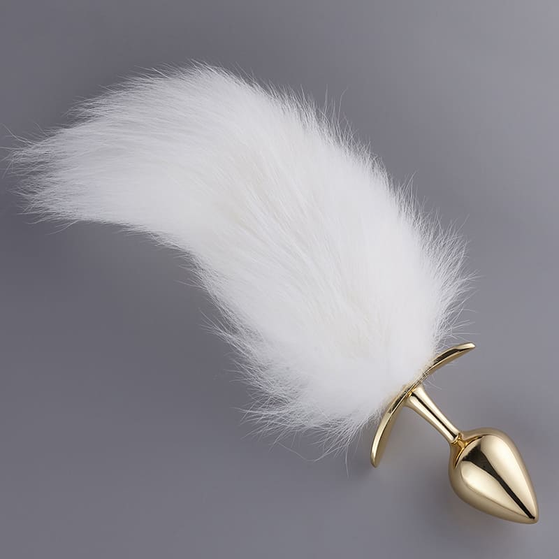 Fox Fur Short Tail Anal Plug