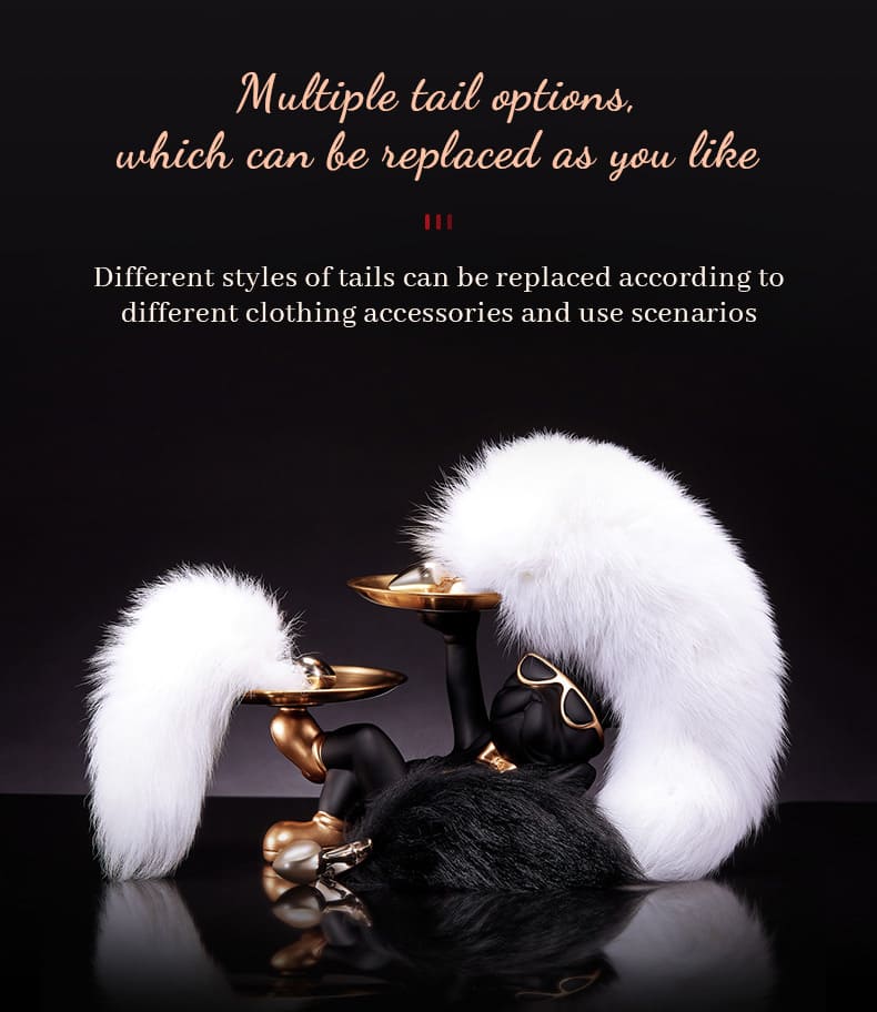 Fox Fur Long Tail Anal Plug Luvxic Fox Fur Long Tail Anal Plug Luvxic