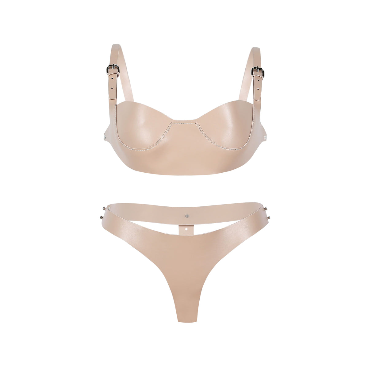 Ensemble de lingerie de bondage en cuir