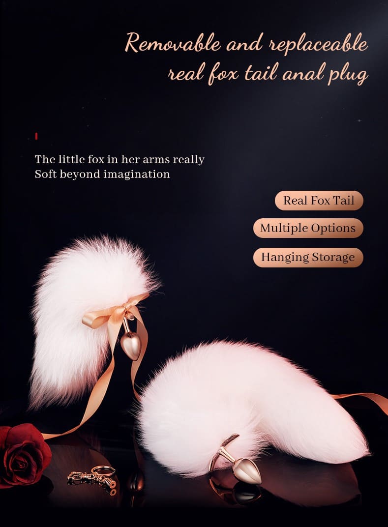 Fox Fur Long Tail Anal Plug Luvxic Fox Fur Long Tail Anal Plug Luvxic