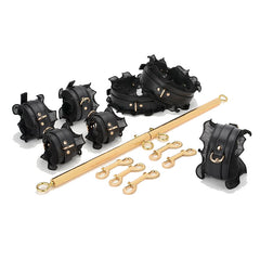 Kit de barra esparcidora de bondage con adornos de encaje